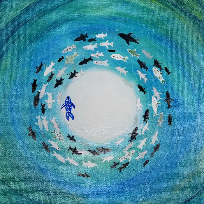 Anonymous artwork #72 from Art Incognito 2026 at The Beaumont Studios