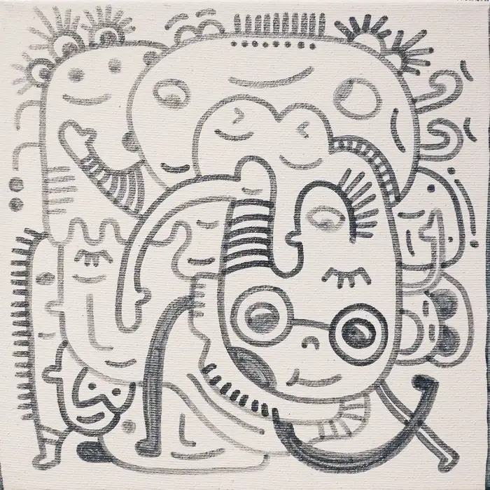 Anonymous artwork #368 from Art Incognito 2026 at The Beaumont Studios