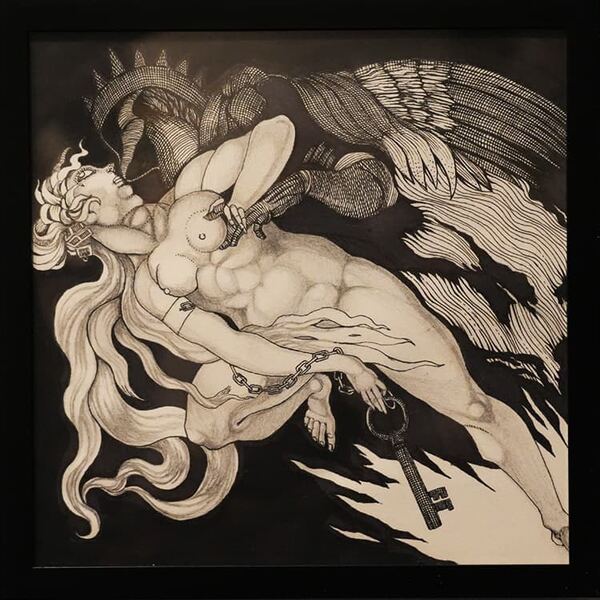 Anonymous artwork #117 from Art Incognito 2025 at The Beaumont Studios